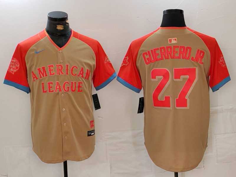 Men%27s Toronto Blue Jays #27 Vladimir Guerrero Jr Cream 2024 All Star Limited Stitched Jersey